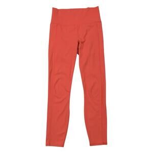 Vuori Studio Pocket Leggings Womens Small S Orange Performance Yoga Pants VW446